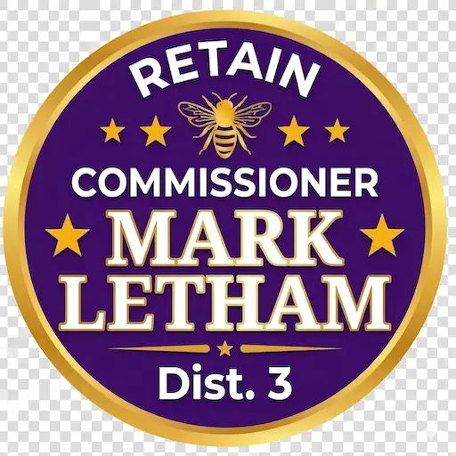 Retain Mark Letham For Commissioner #3